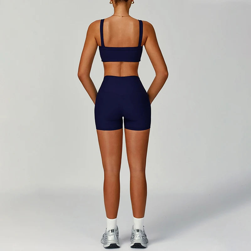 Seamless two piece set yoga