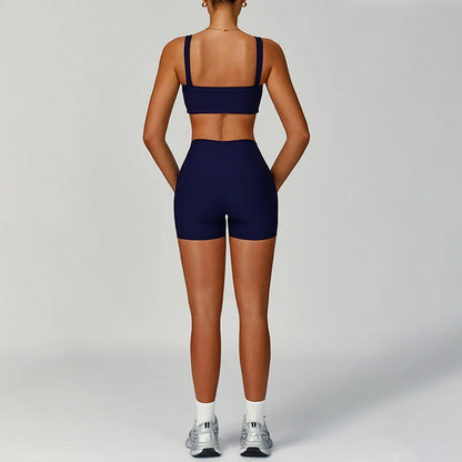 Seamless two piece set yoga