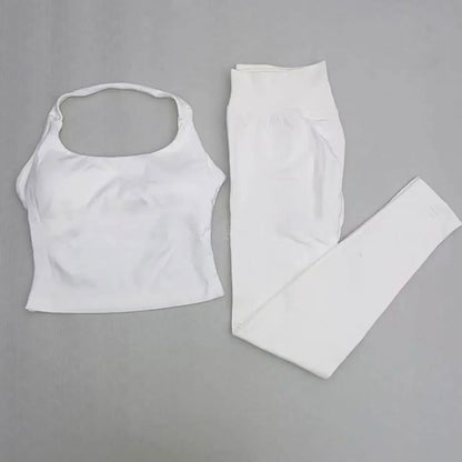 two pieces yoga outfits clothing