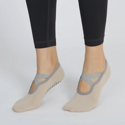 Yoga Socks for Women Fitness Ballet Dance Workout Sport Socks Slipper