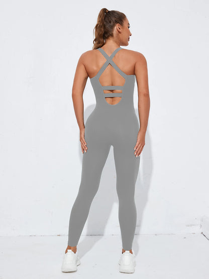 Seamless One Piece Yoga Workout Romper