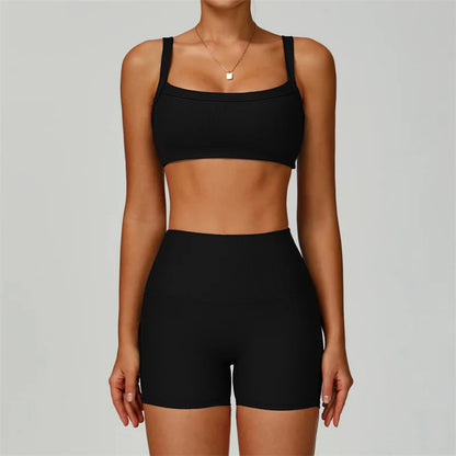 Seamless two piece set yoga