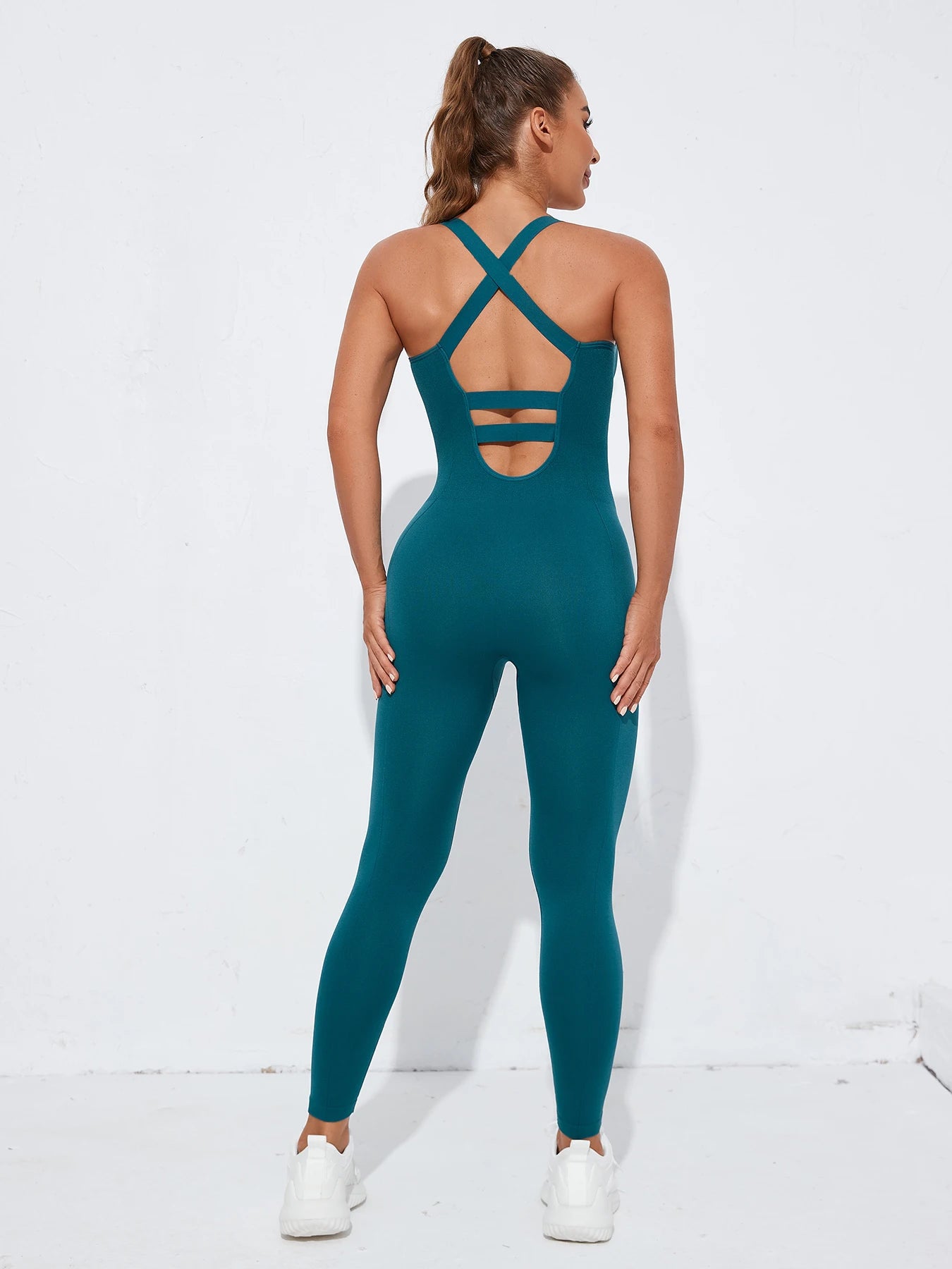 Seamless One Piece Yoga Workout Romper