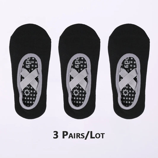 Yoga Socks for Women Fitness Ballet Dance Workout Sport Socks Slipper
