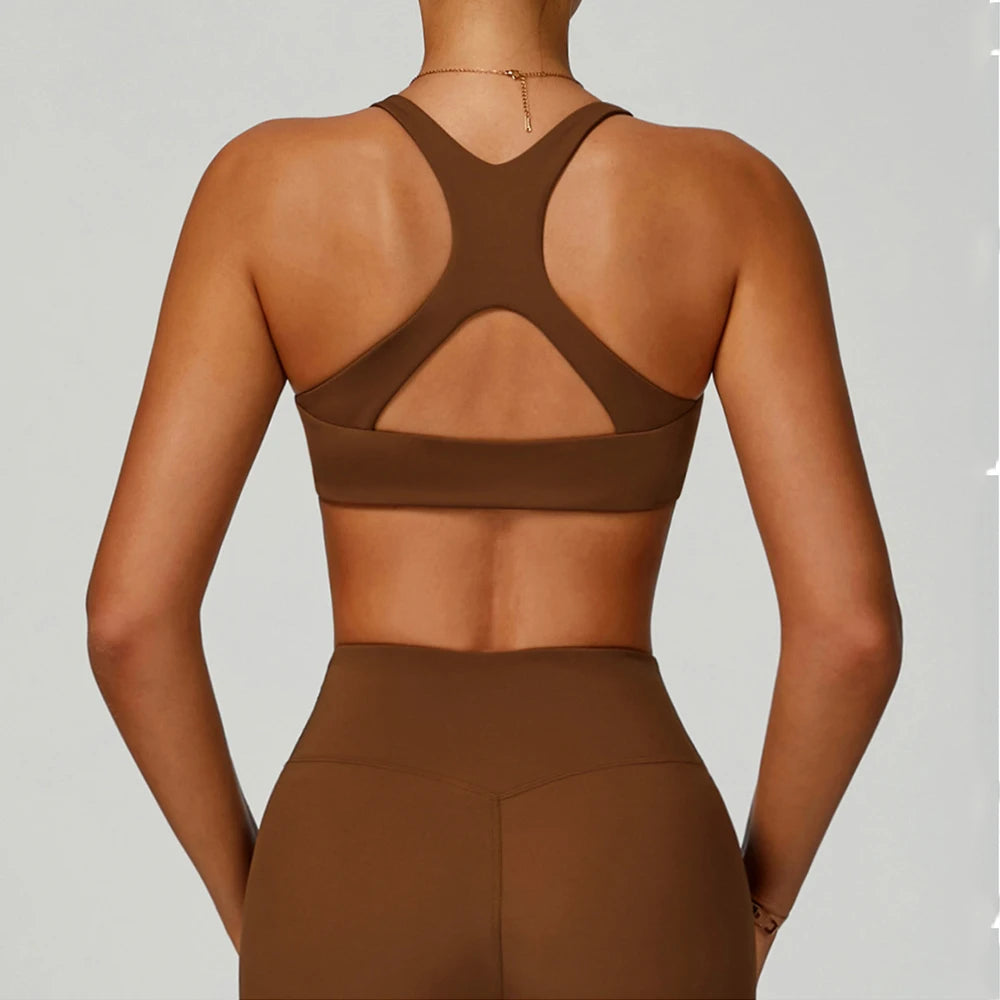 Sports Bra With Hollow Back Tight Fitting