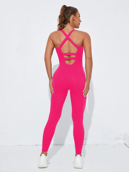 Seamless One Piece Yoga Workout Romper