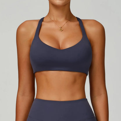 Sports Bra With Hollow Back Tight Fitting