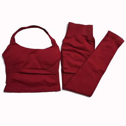 two pieces yoga outfits clothing
