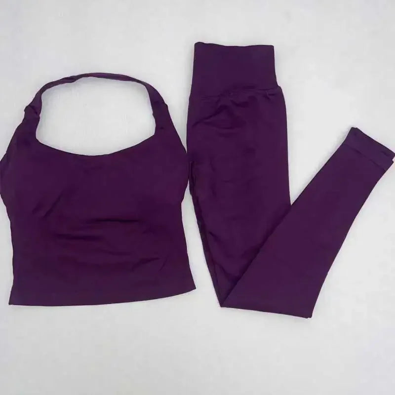 two pieces yoga outfits clothing