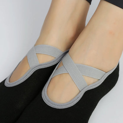 Yoga Socks for Women Fitness Ballet Dance Workout Sport Socks Slipper