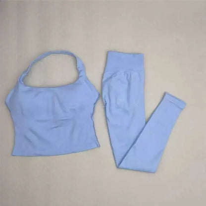 two pieces yoga outfits clothing