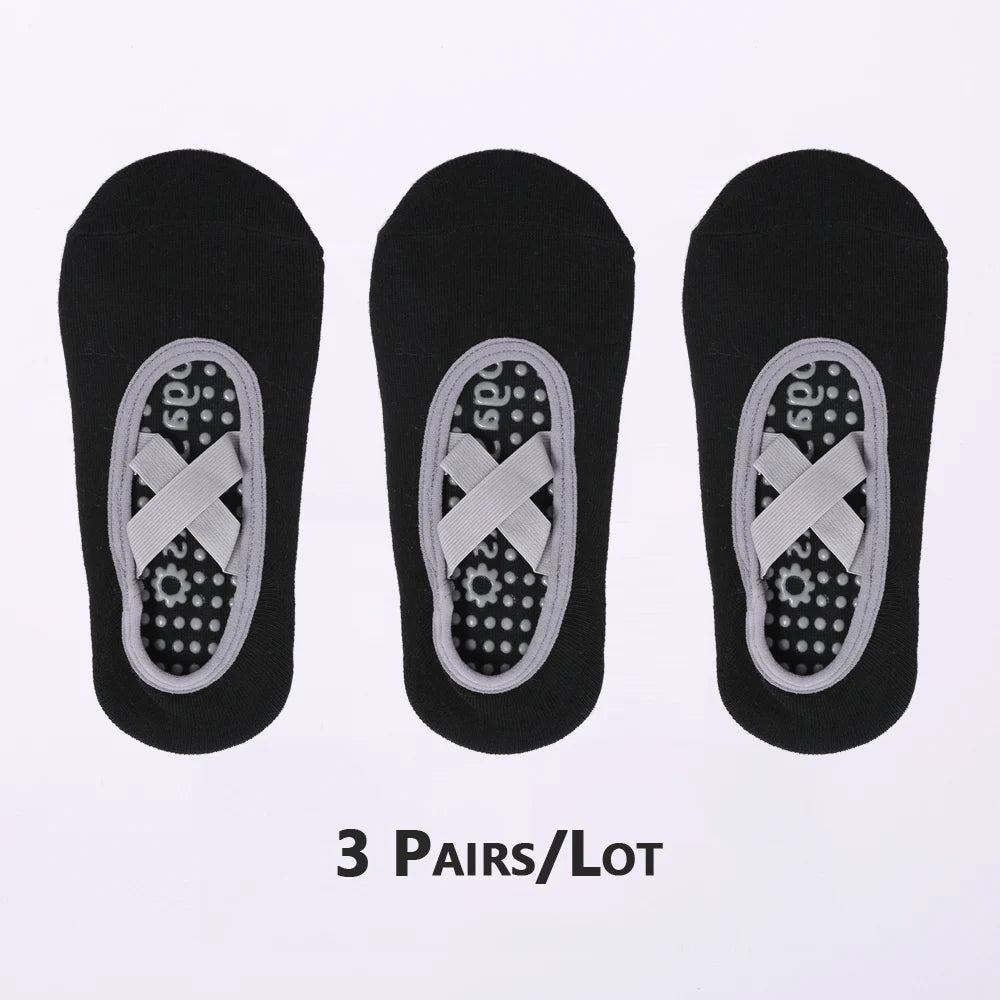 Yoga Socks for Women Fitness Ballet Dance Workout Sport Socks Slipper