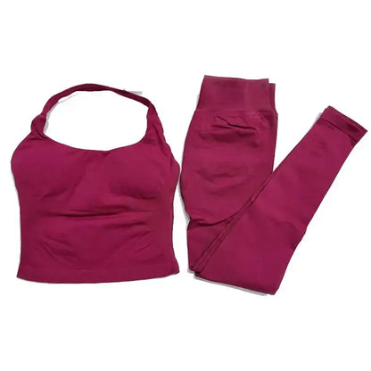 two pieces yoga outfits clothing